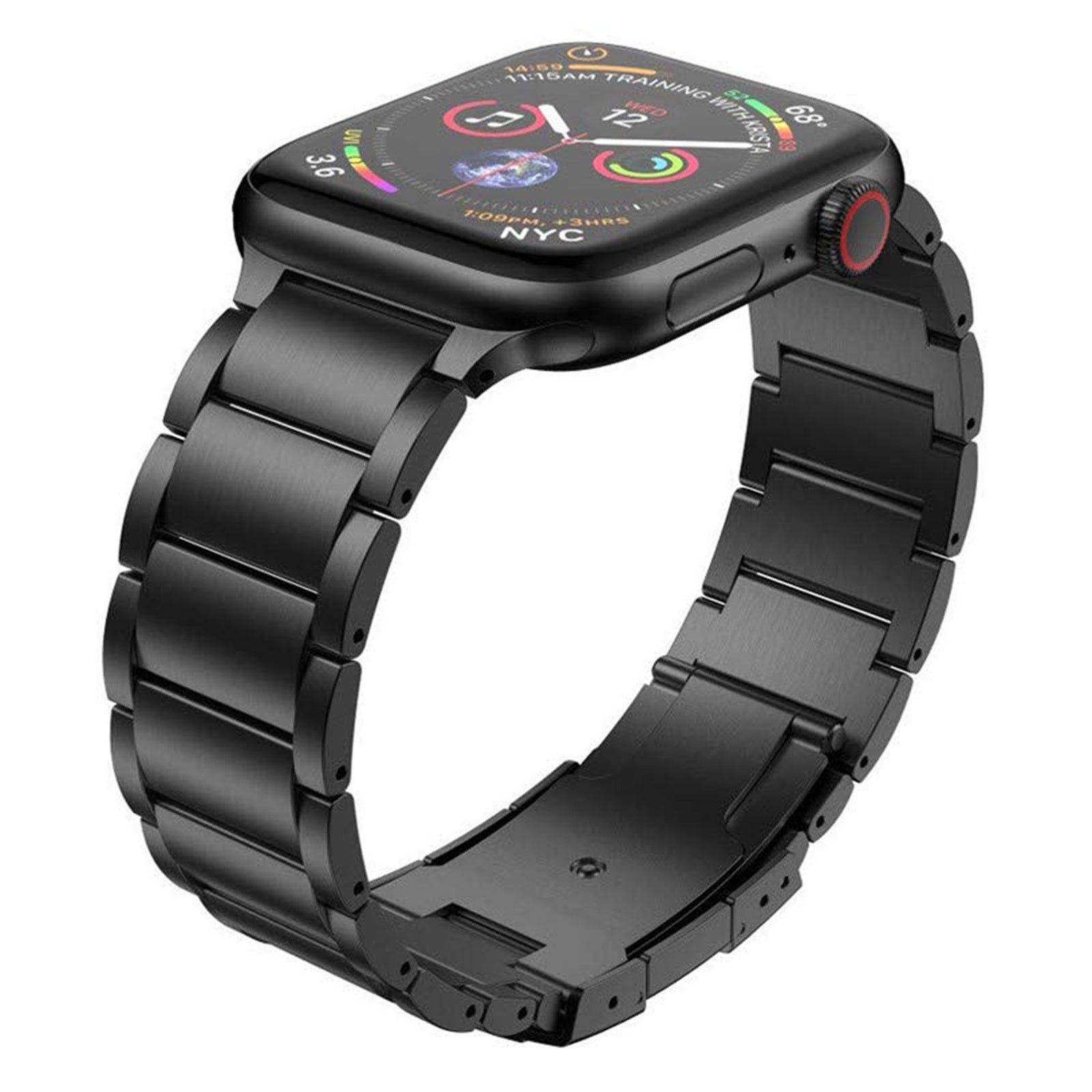 JLT For Apple Watch Series 9 8 7 41mm 6 5 4 SE (2023) SE (2022) SE 40mm 3 2 1 38mm Titanium Steel Watch Band Ultra-light Smart Watch Strap Replacement JLT For Apple Watch Series 9 8 7 41mm 6 5 4 SE (2023) SE (2022) SE 40mm 3 2 1 38mm Titanium Steel Watch Band Ultra-light Smart Watch Strap Replacement